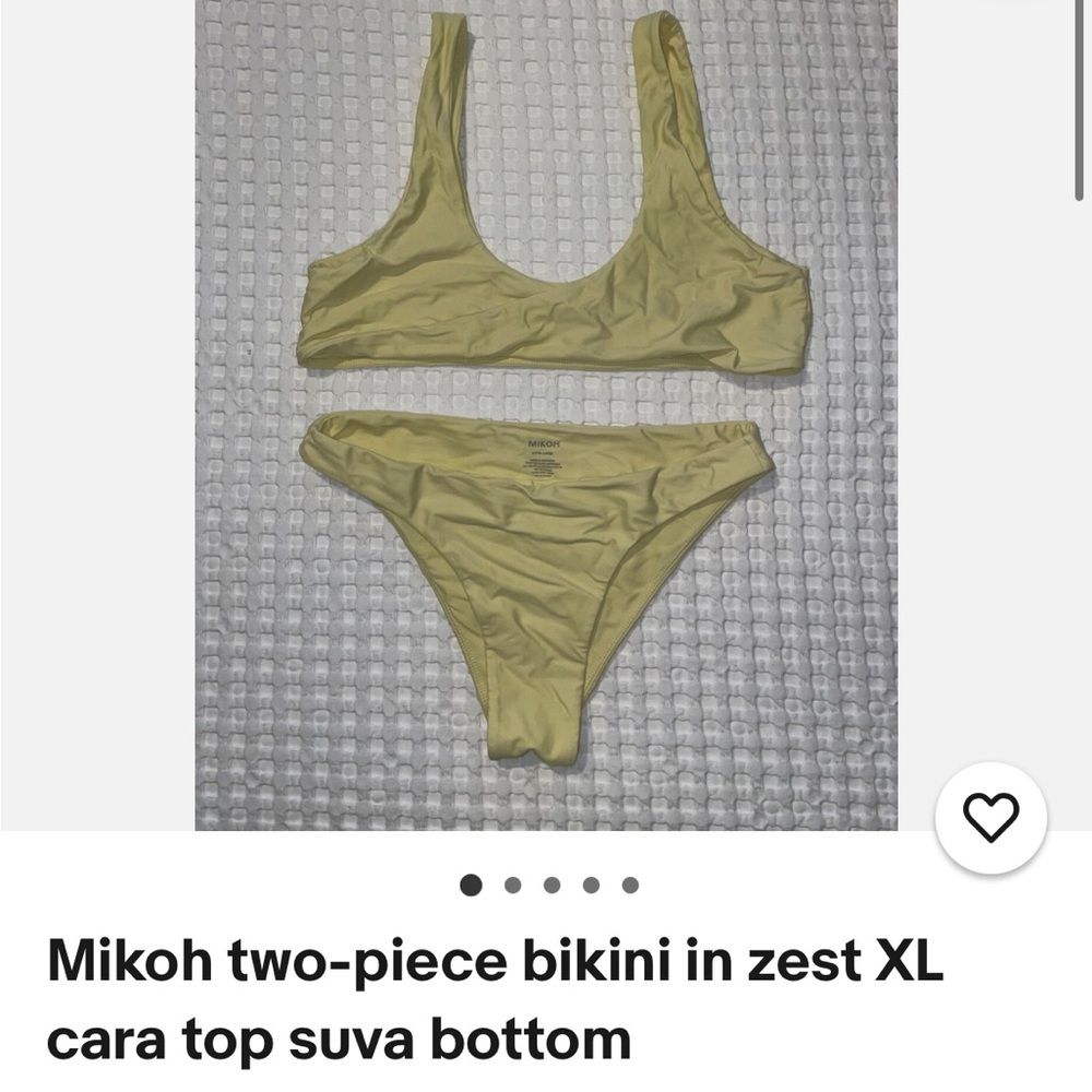 Mikoh two-piece bikini in zest XL cara top suva bottom pre-owed